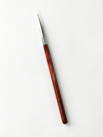 Кисть Nail Art для дизайна "волосок" 7 мм, красное дерево
